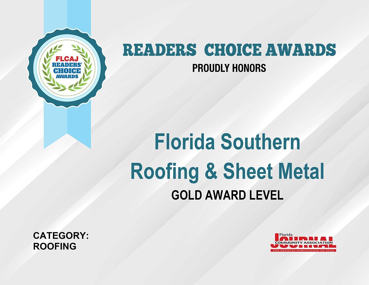 Florida Southern Roofing RCA Gold Certificate small